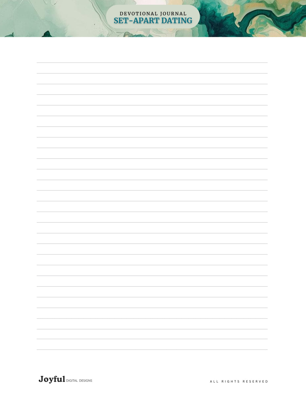 SET-APART DATING DEVOTIONAL