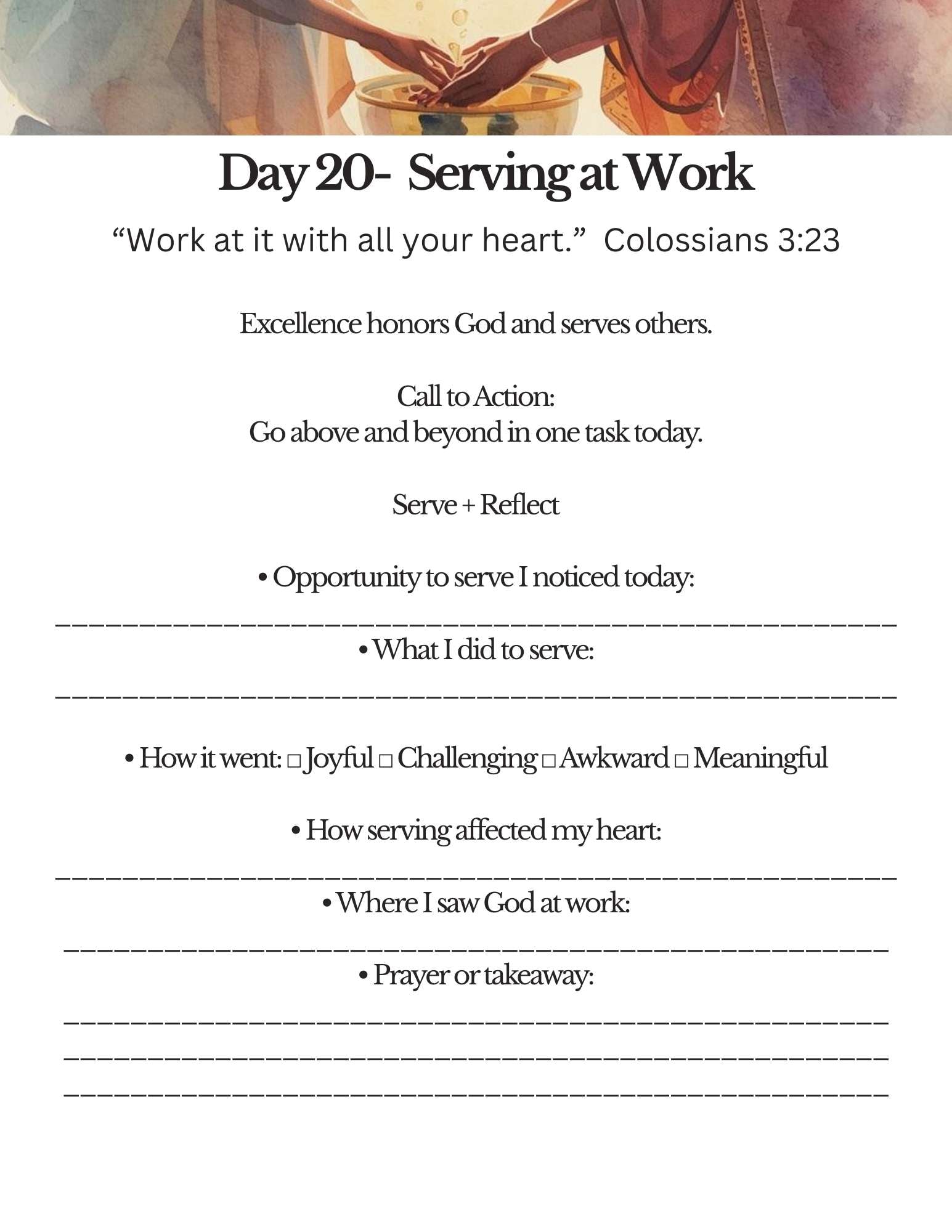 Showing Up: A 31-Day Journey to Serving Others Well