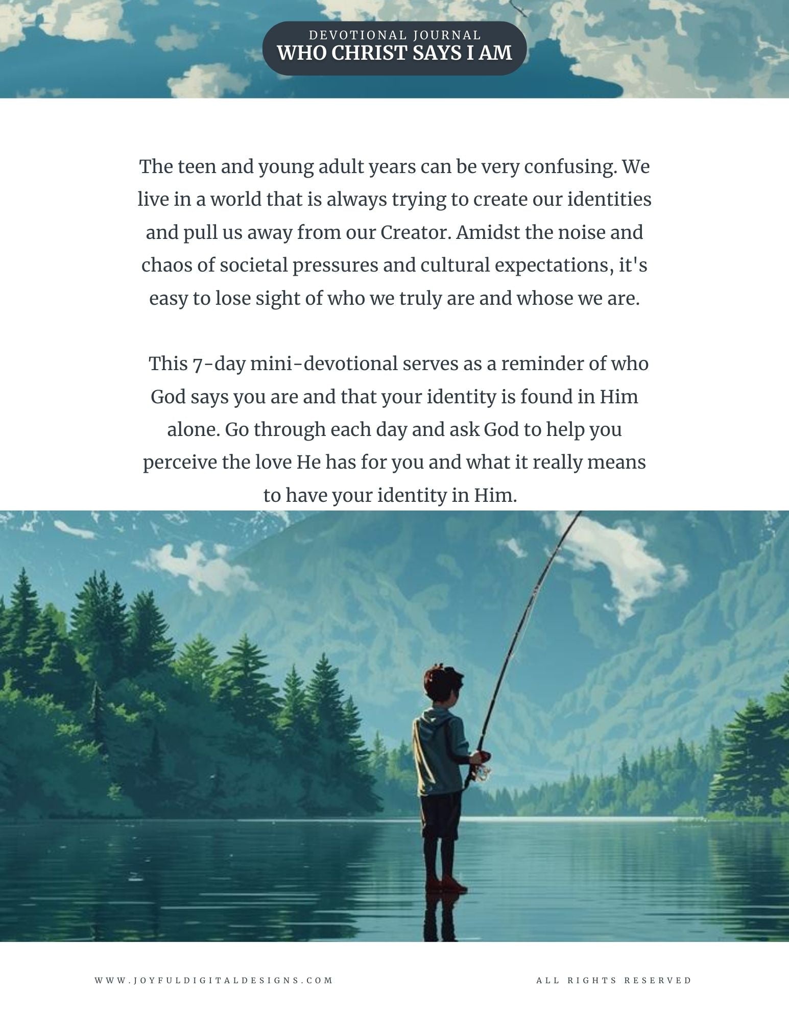 Who Christ Says I Am | for Guys | 7-Day Mini Devotional for Teens & Young Adults