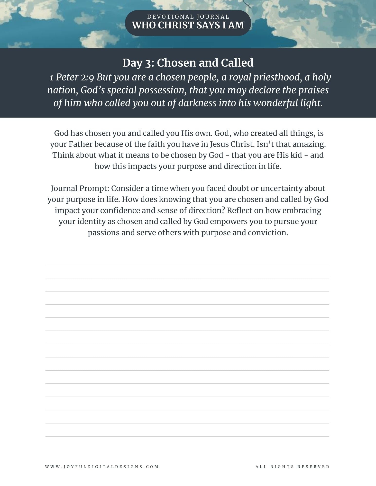 Who Christ Says I Am | for Guys | 7-Day Mini Devotional for Teens & Young Adults