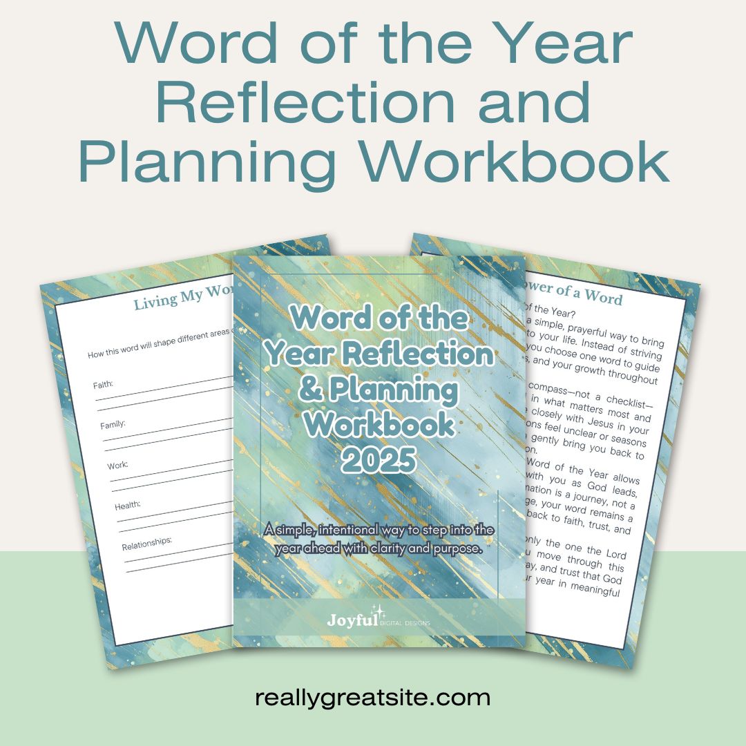Word of the Year Reflection & Planning Workbook